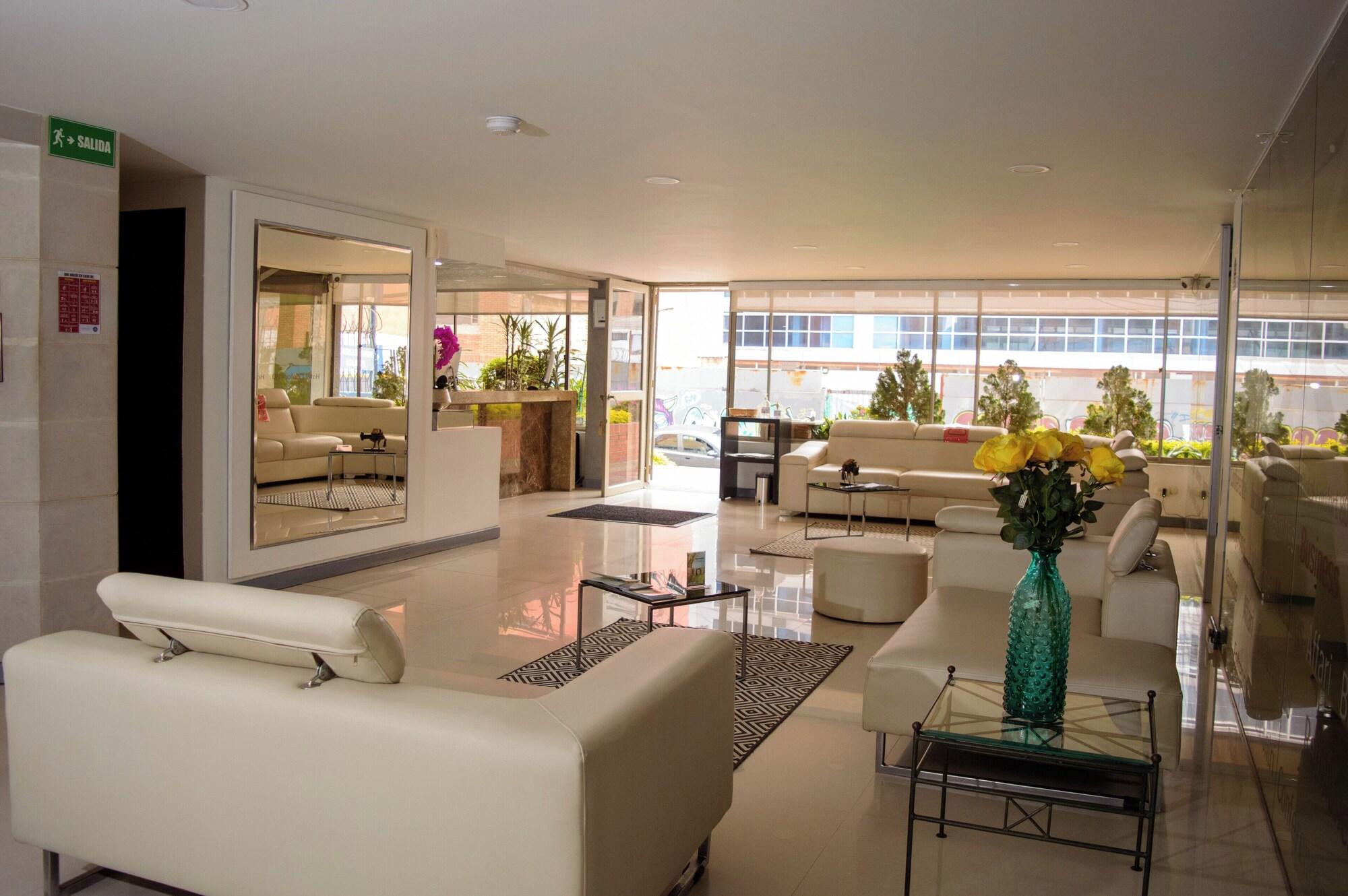 Vista Lobby Hotel Confort 80 Zona Rosa