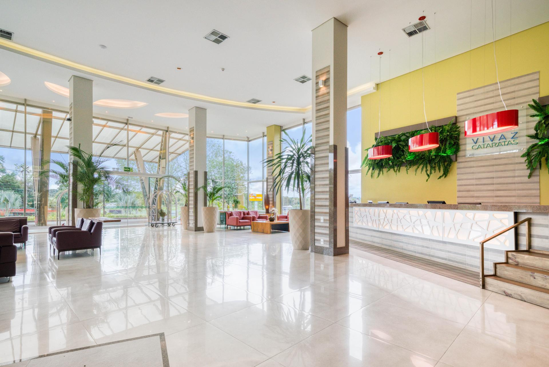 Vista Lobby Vivaz Cataratas Hotel Resort