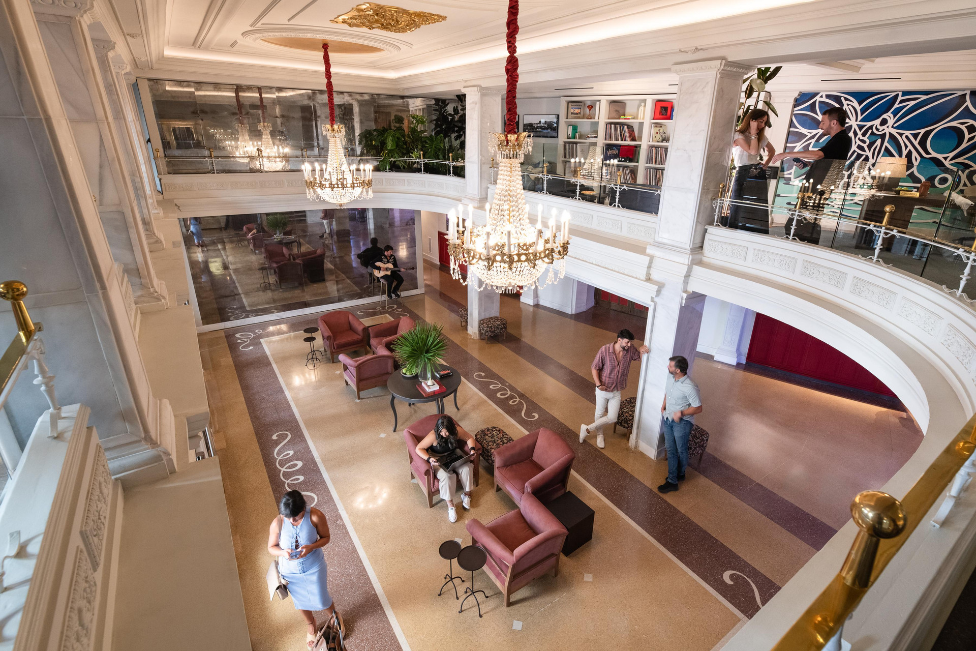 Vista Lobby UMusic Hotel Madrid