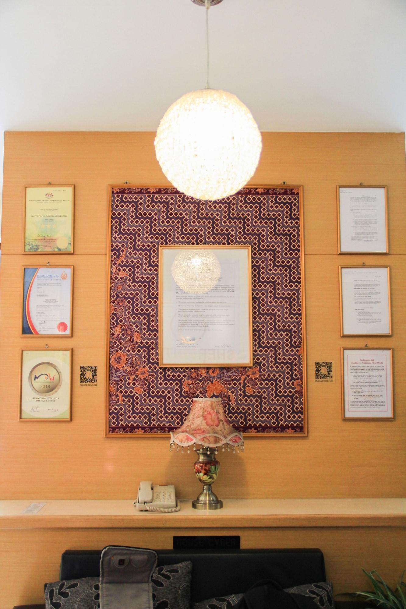 Vista Lobby Shervinton Executive Boutique Hotel