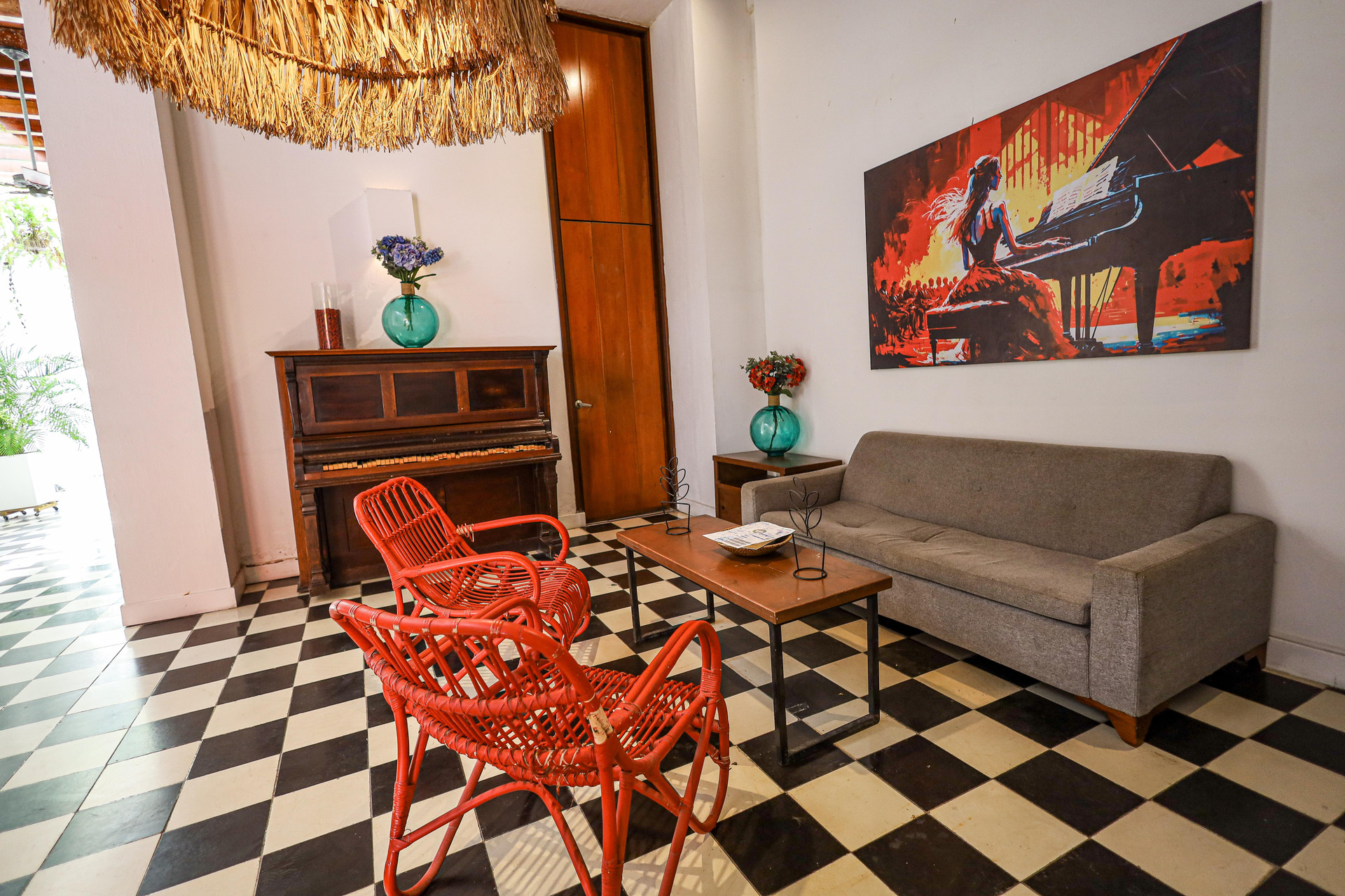 Zona de estar CASA DEL PIANO ALMA HOTELS