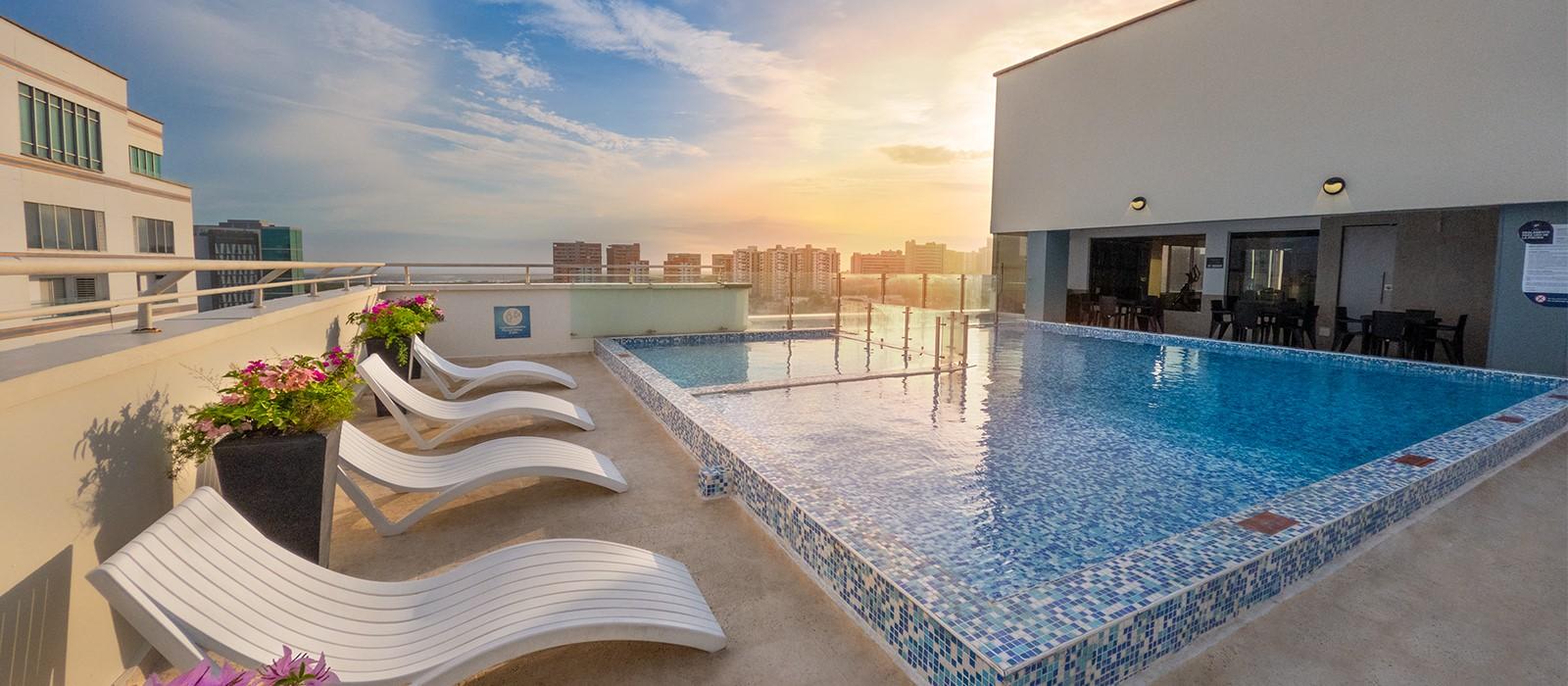 Vista Piscina GHL Hotel Barranquilla