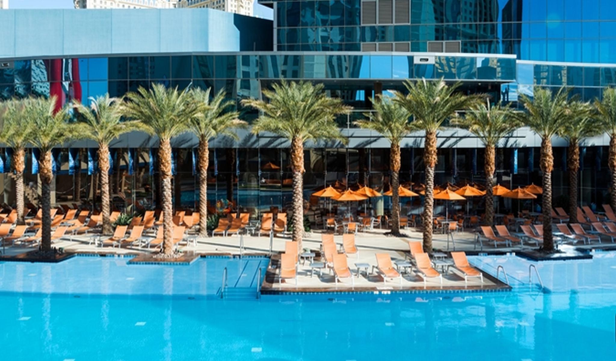 Vista Piscina Hilton Grand Vacations Club Elara Center Strip Las Vegas