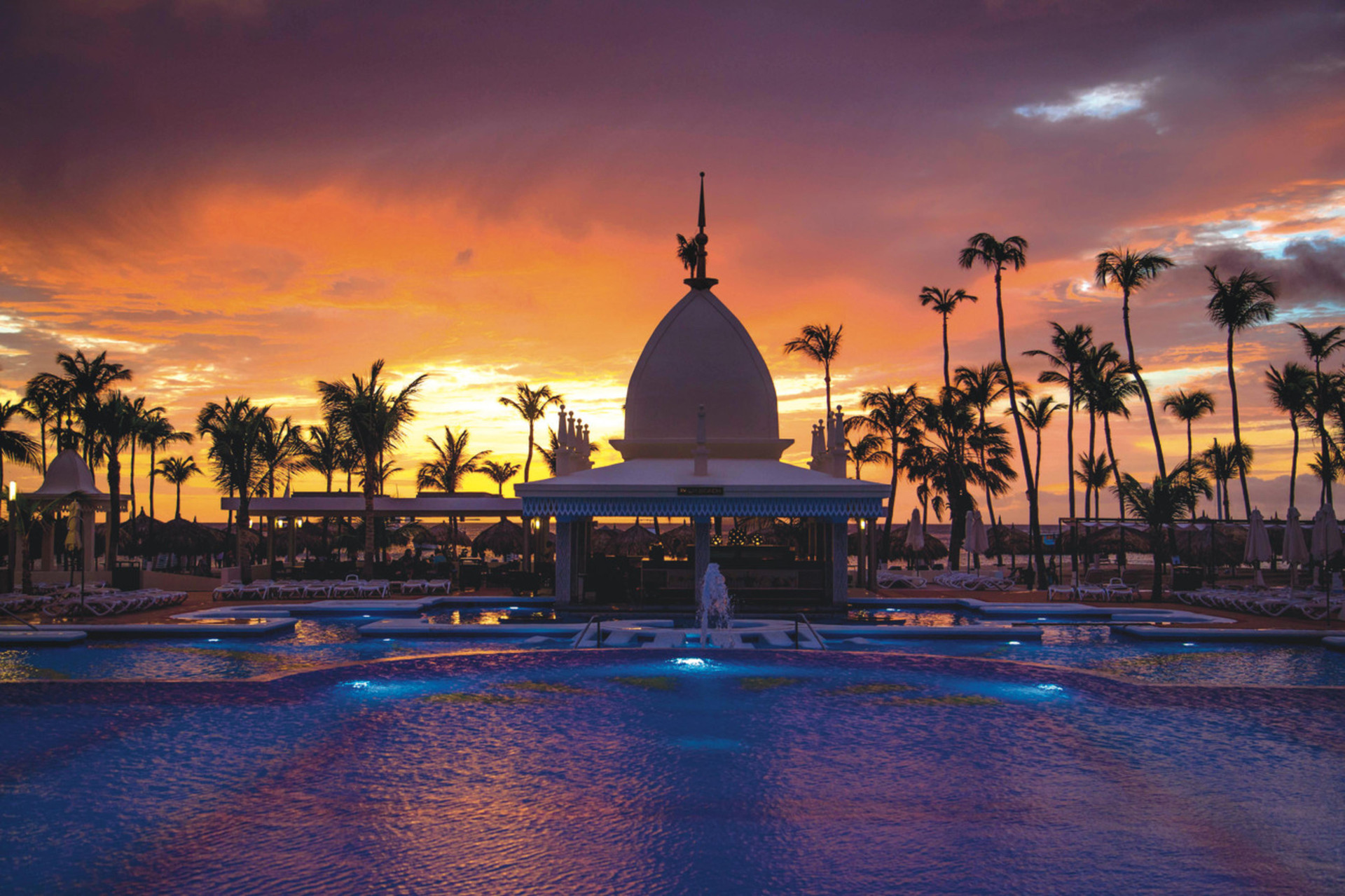 Vista Piscina Riu Palace Aruba - All Inclusive