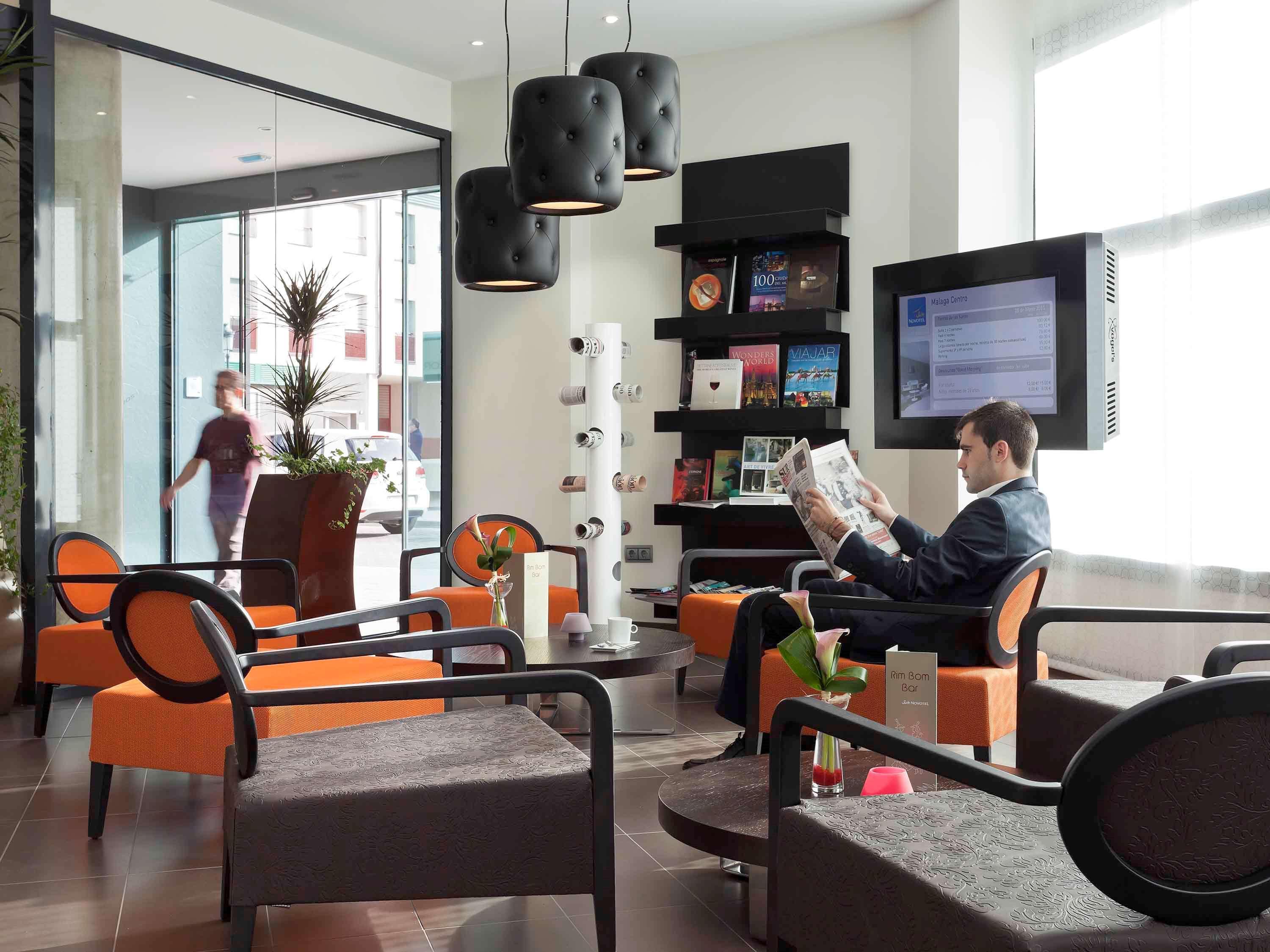Vista Lobby Novotel Suites Malaga Centro