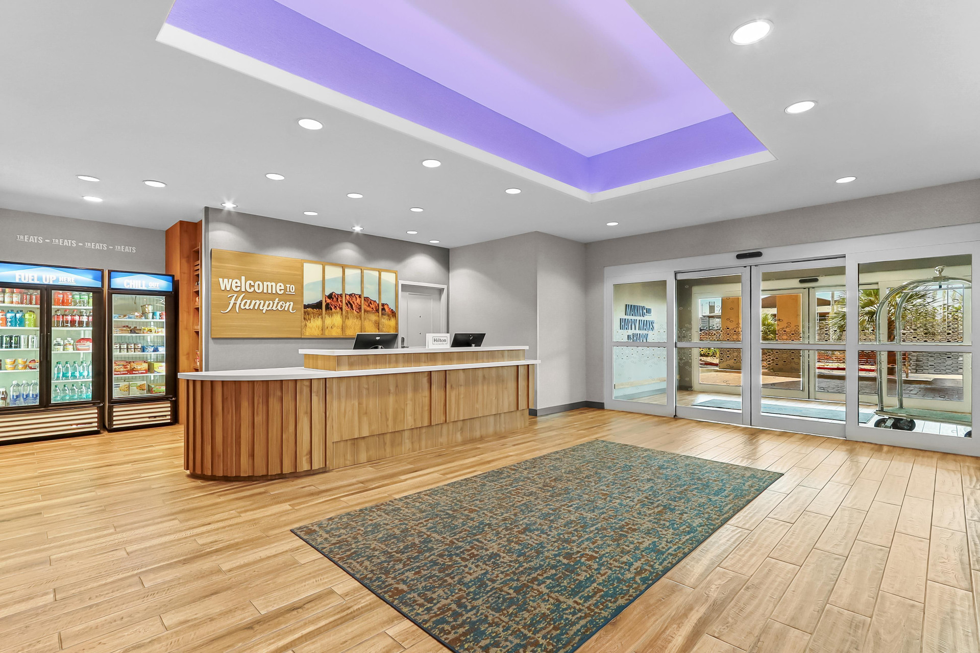 Vista Lobby Hampton Inn & Suites El Paso West