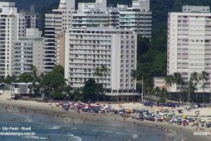 Alquiler Vacacional - Guarujá Apartment, Building on the Waves, Pitangueiras Beach, Pé na Areia
