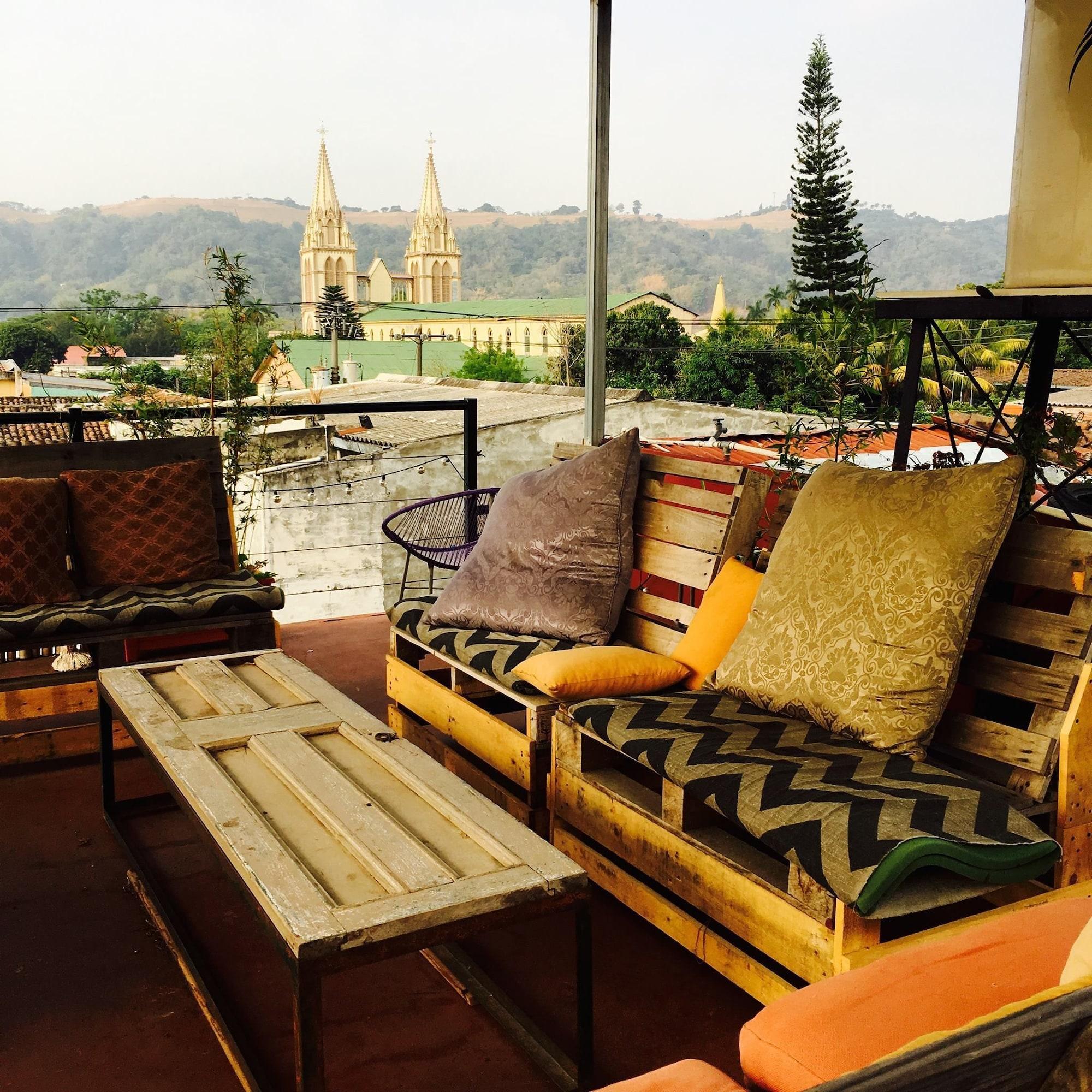 Vista Lobby Hostal La Casa de Izel