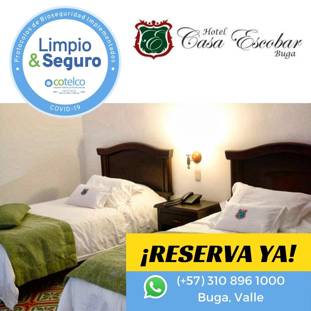 Set de Habitación Hotel Casa Escobar Buga