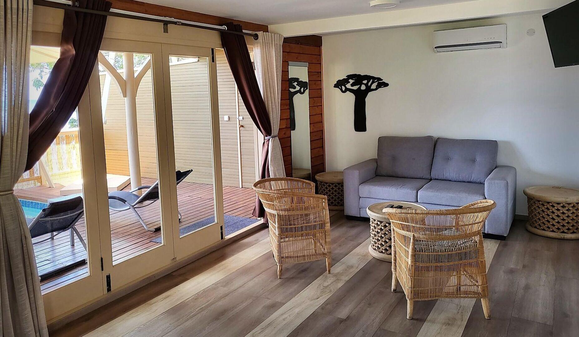 Comodidades del Alojamiento Hôtel Hamaha Beach
