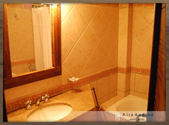 Baño Aire Andino Apart Hotel