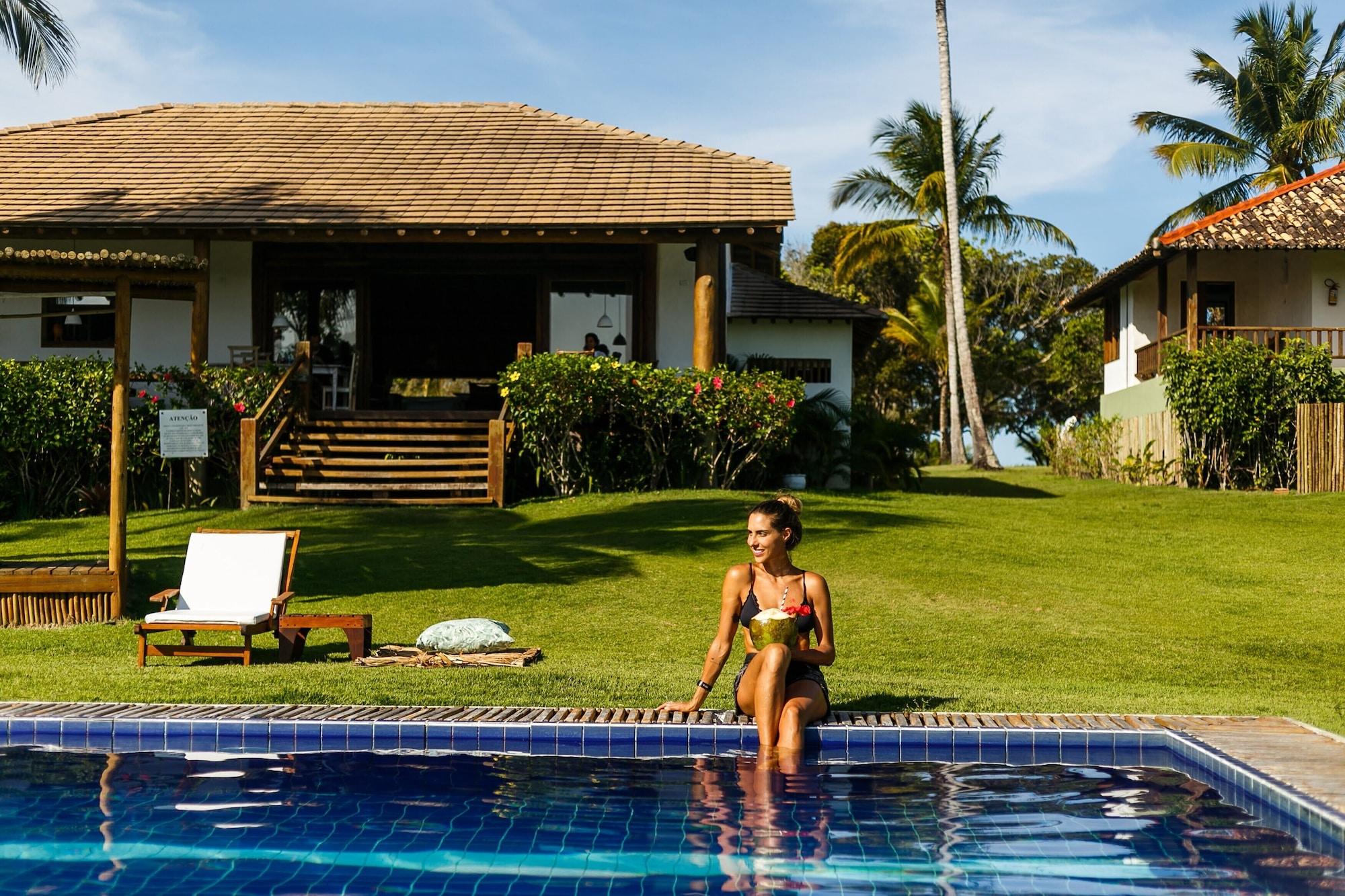 Vista Piscina Pousada Outeiro