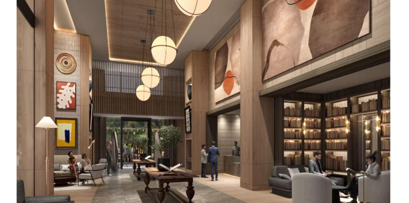 Vista Lobby Intercontinental Real Lima Miraflores