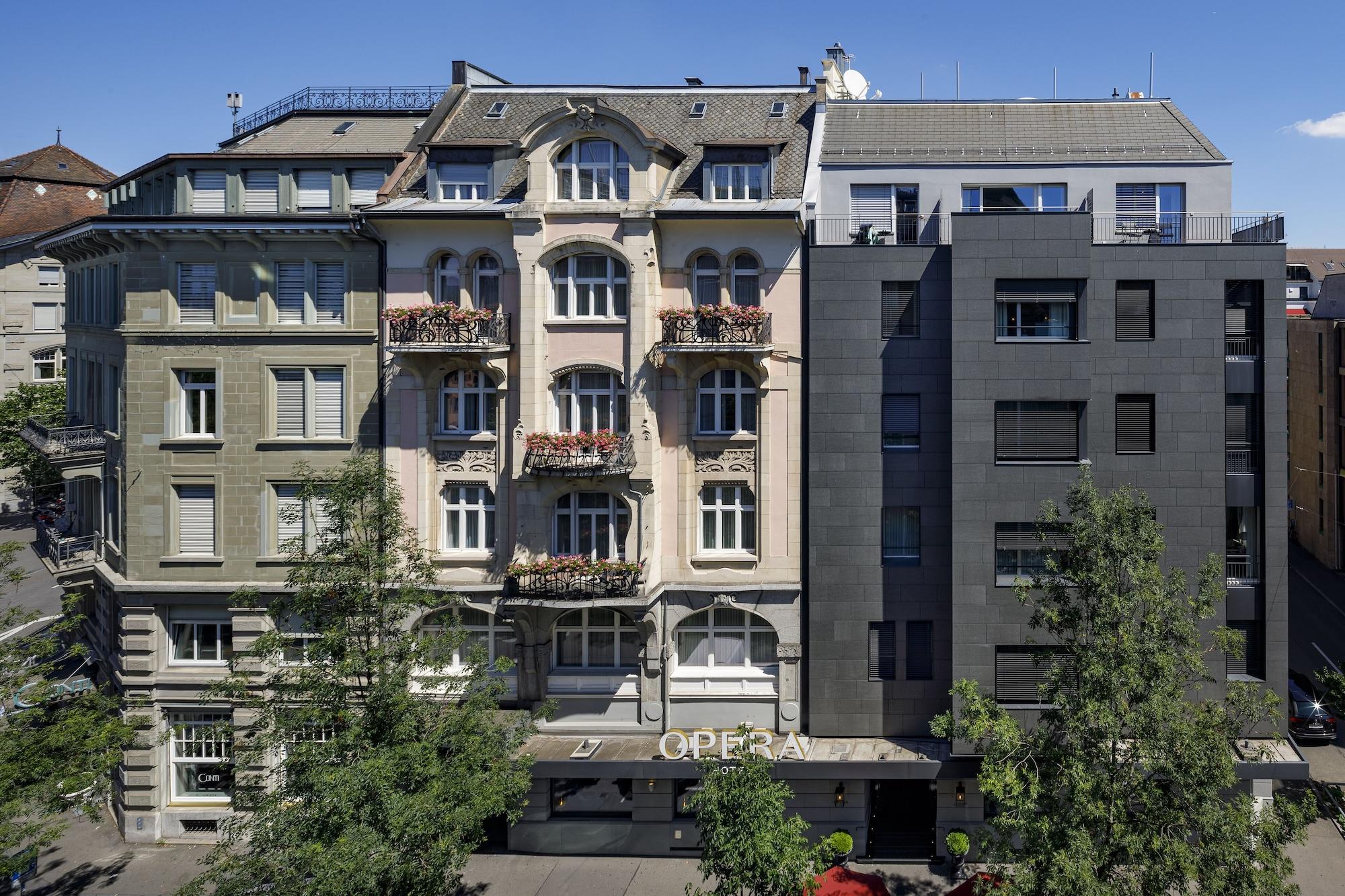 Vista Exterior Opera Hotel Zurich