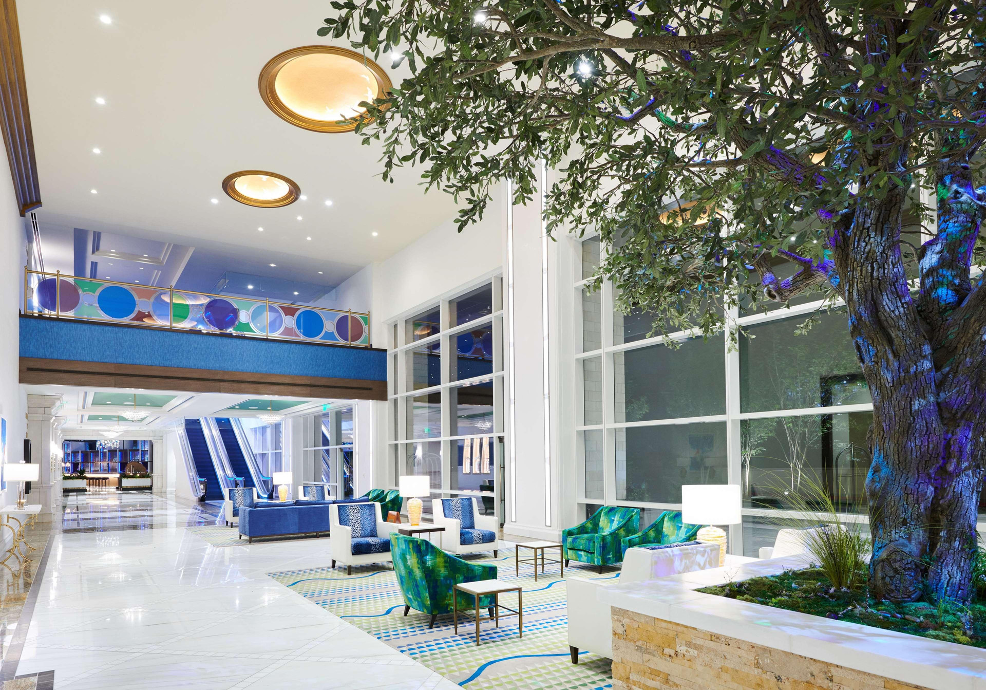 Vista do lobby Fairmont Austin