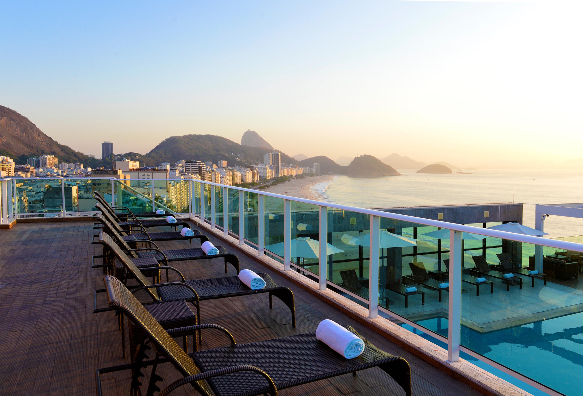 Vista Piscina Pestana Rio Atlantica