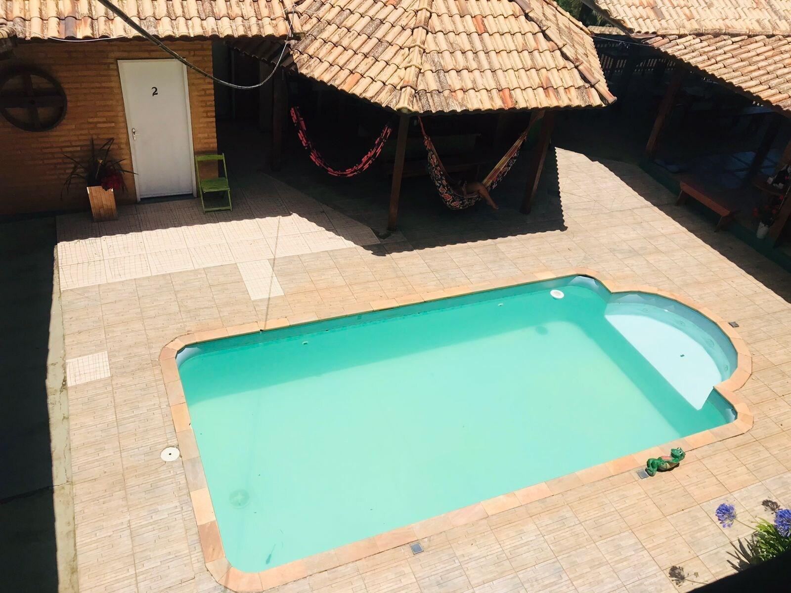 Vista Piscina Estalagem Mar de Morros Pousada