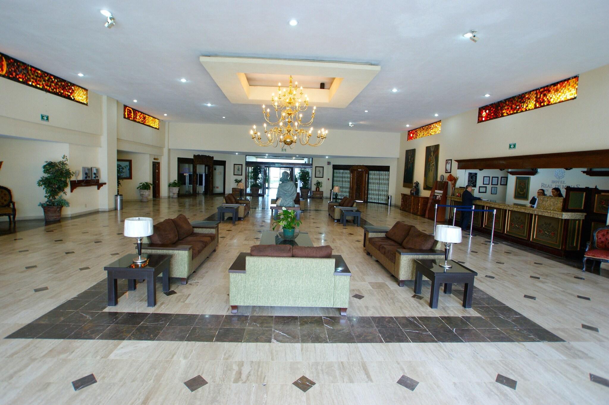 Vista Lobby Real de Minas de San Luis