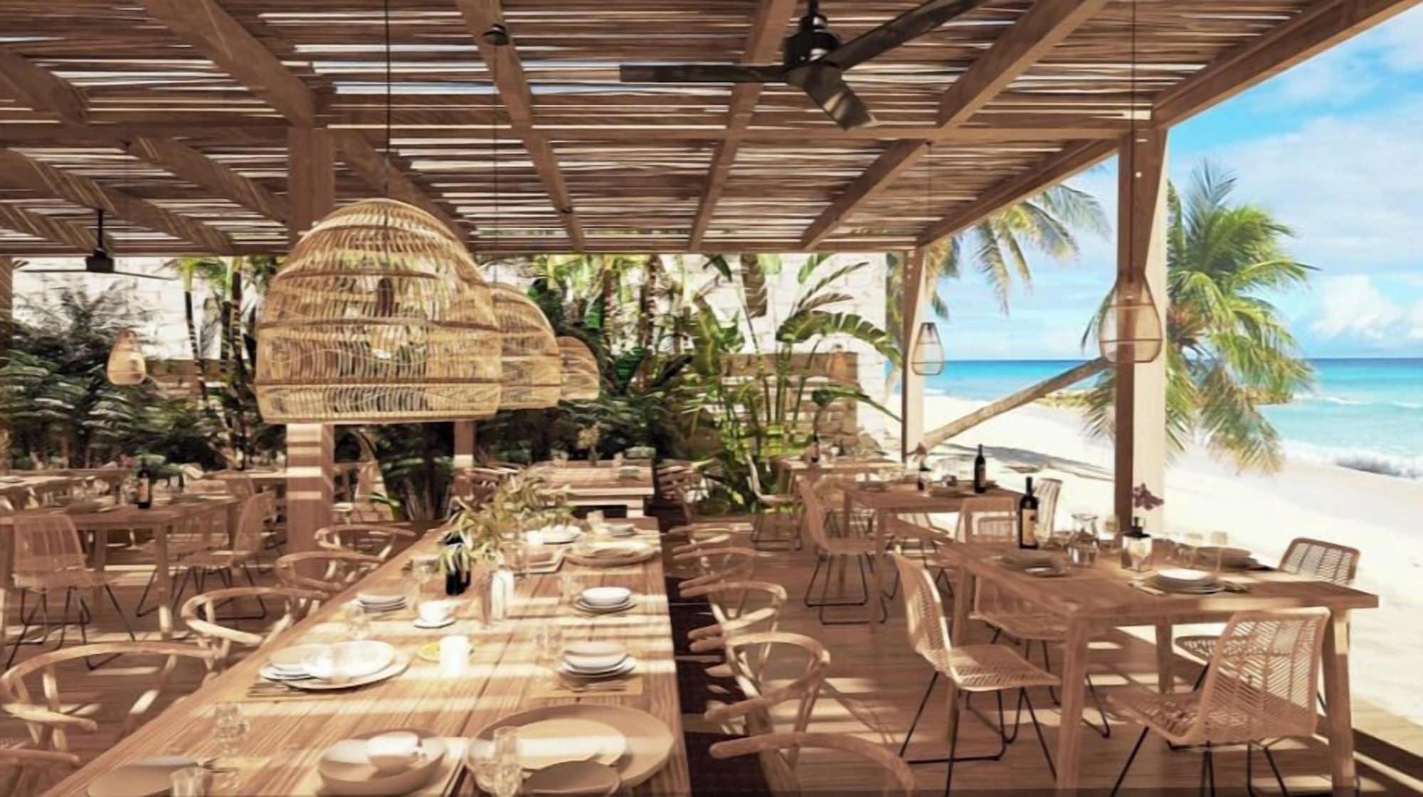 Área de desayuno Windward Mayreau Resort