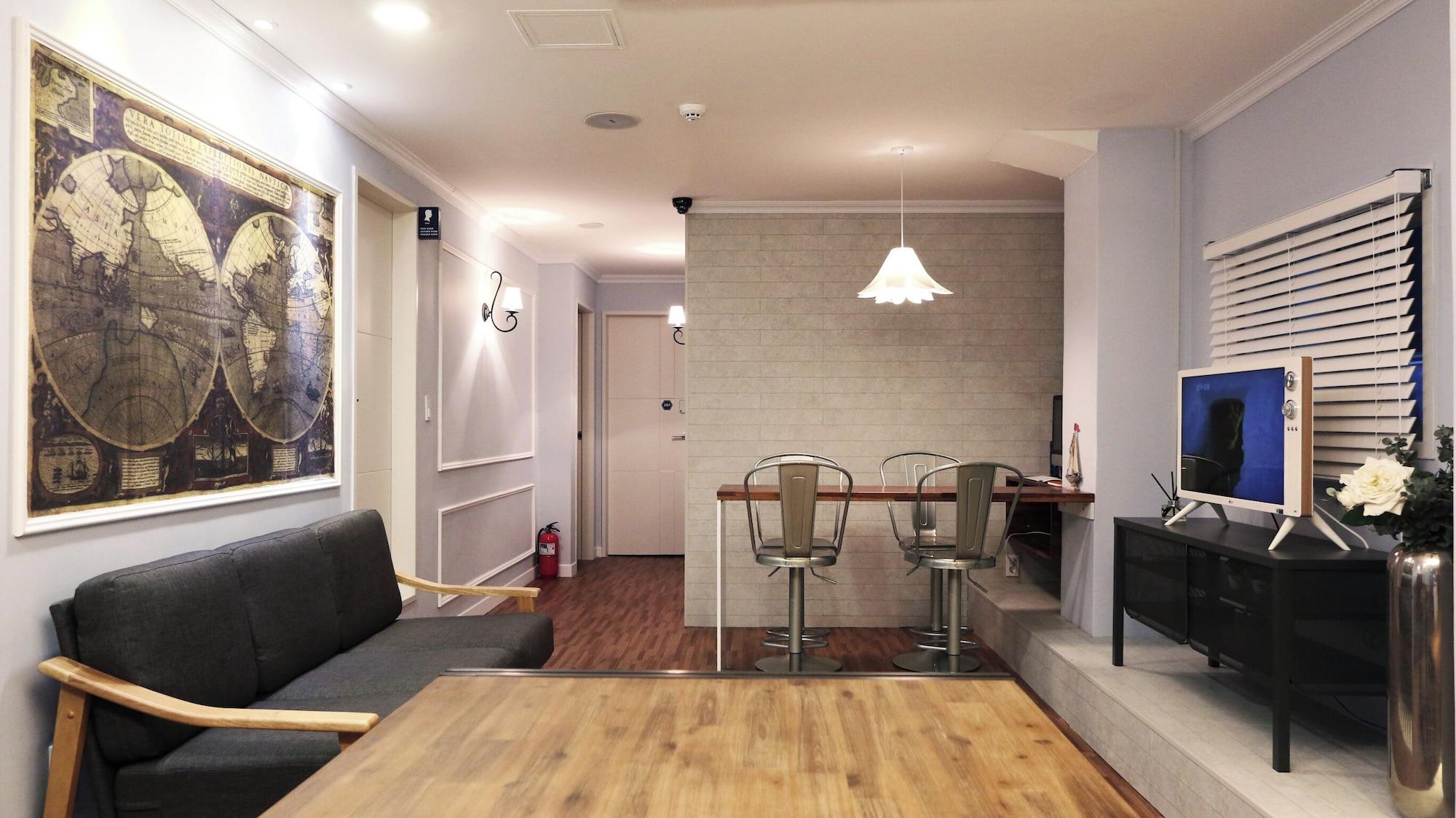 Vista Lobby Blue Boat Hostel Myeongdong