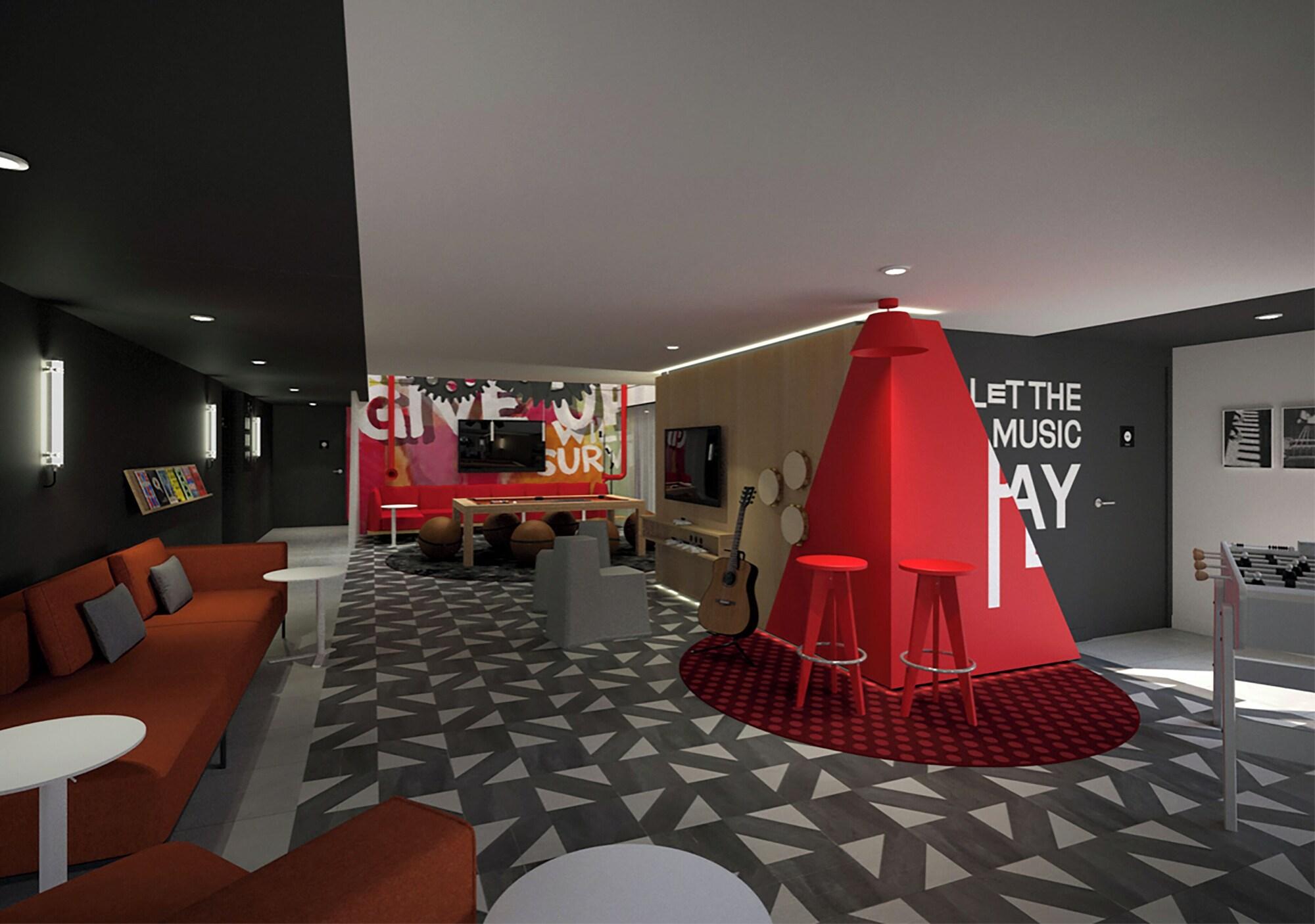 Vista Lobby Ibis Budget Nantes Nord Treillières