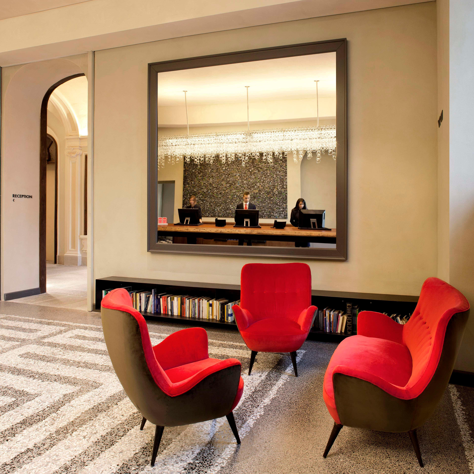 Vista Lobby NH Collection Torino Piazza Carlina