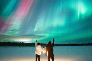 Actividad - Rovaniemi: Excursión para observar la aurora boreal