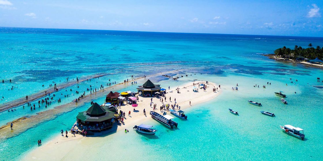 Mar de los siete colores en San Andrés