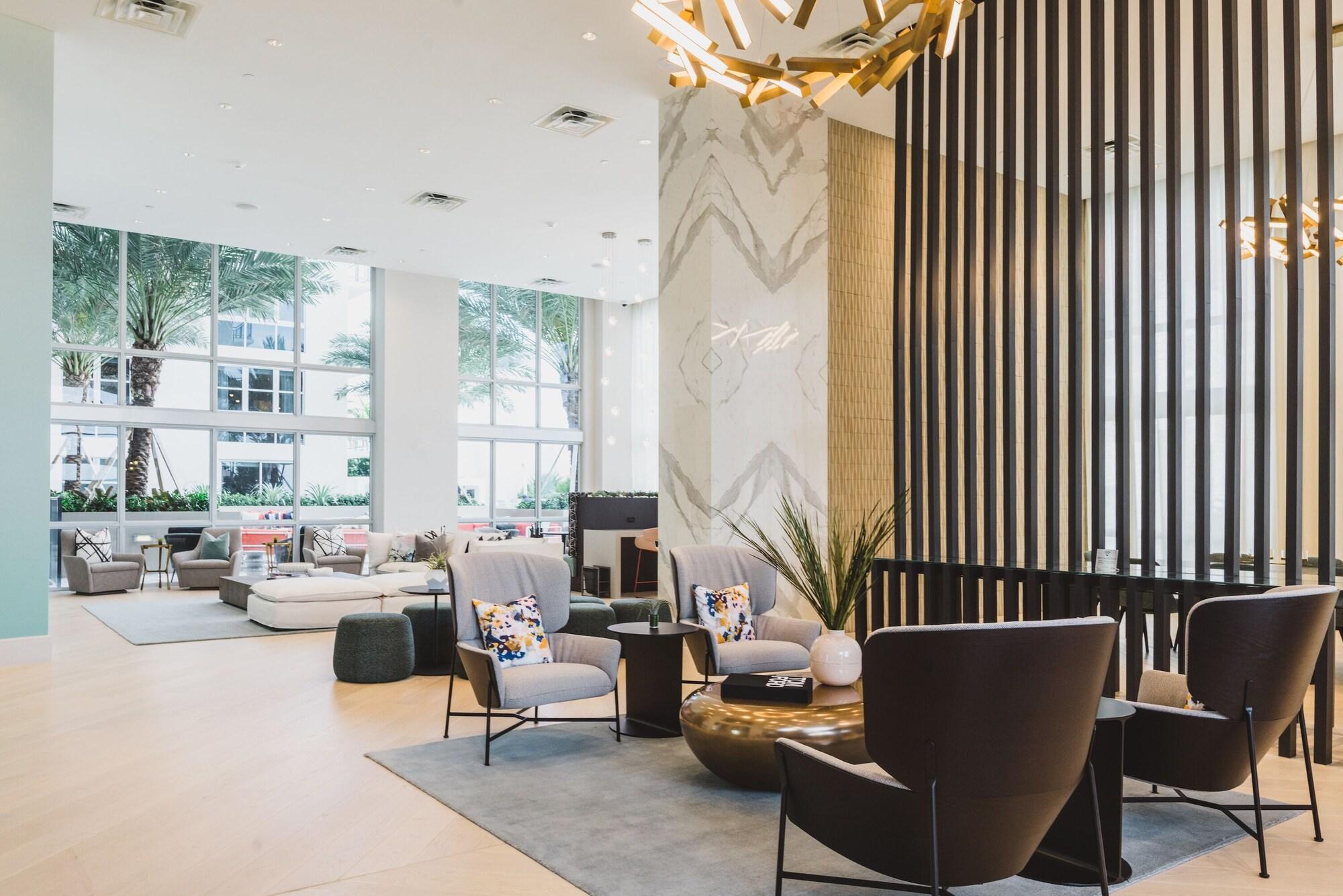 Vista Lobby Tucker at Palmer Dadeland Miami