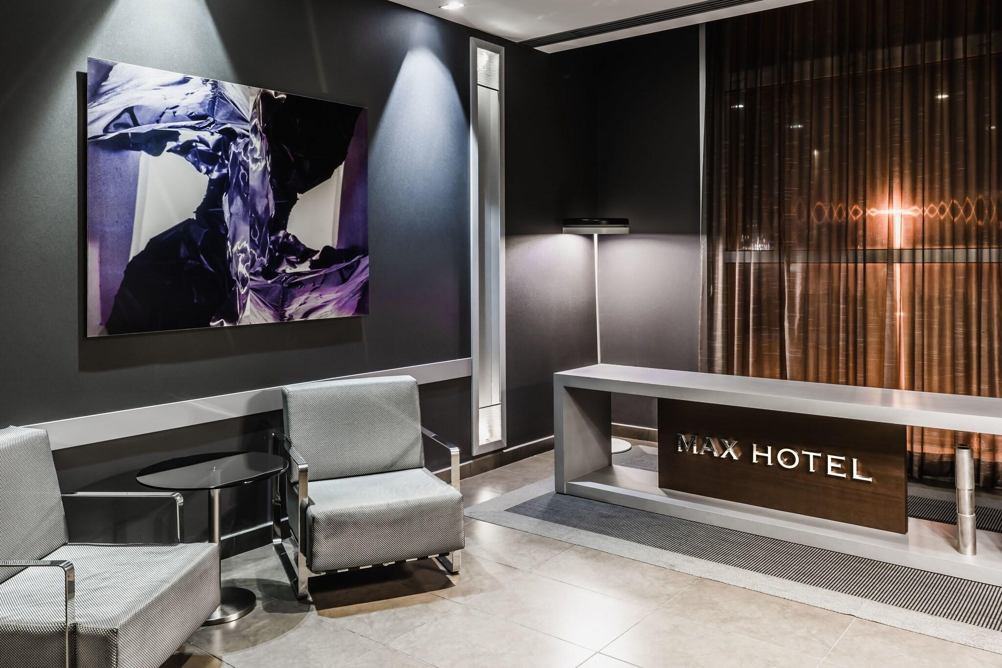 Vista Lobby Max Hotel Livorno