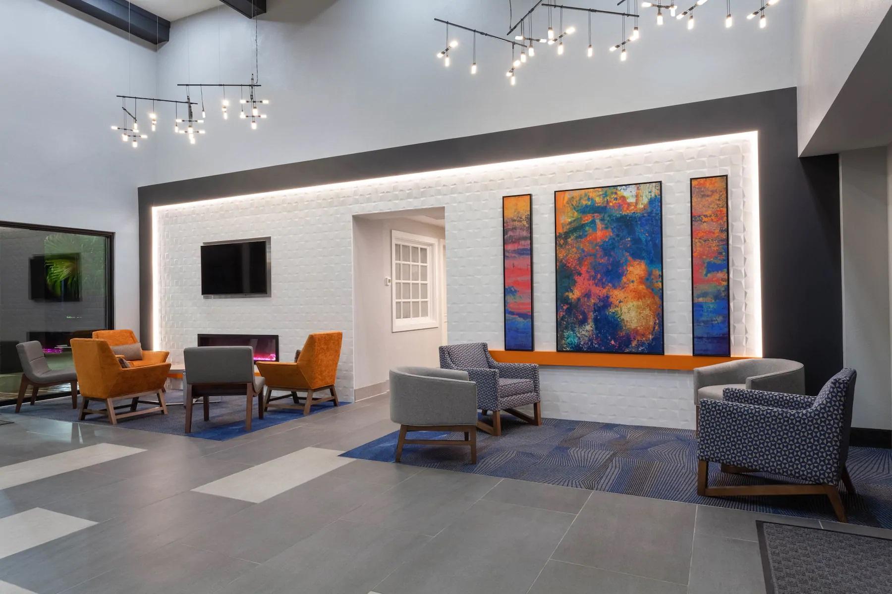 Vista Lobby La Quinta Inn & Suites Fort Myers
