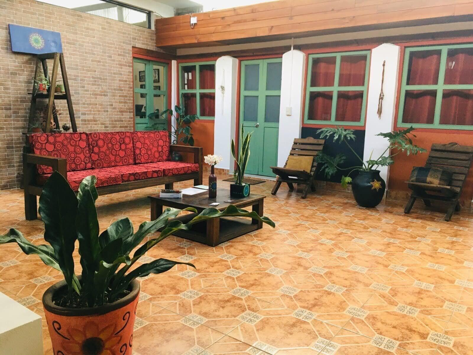 Vista Lobby Casa Flor De Vida