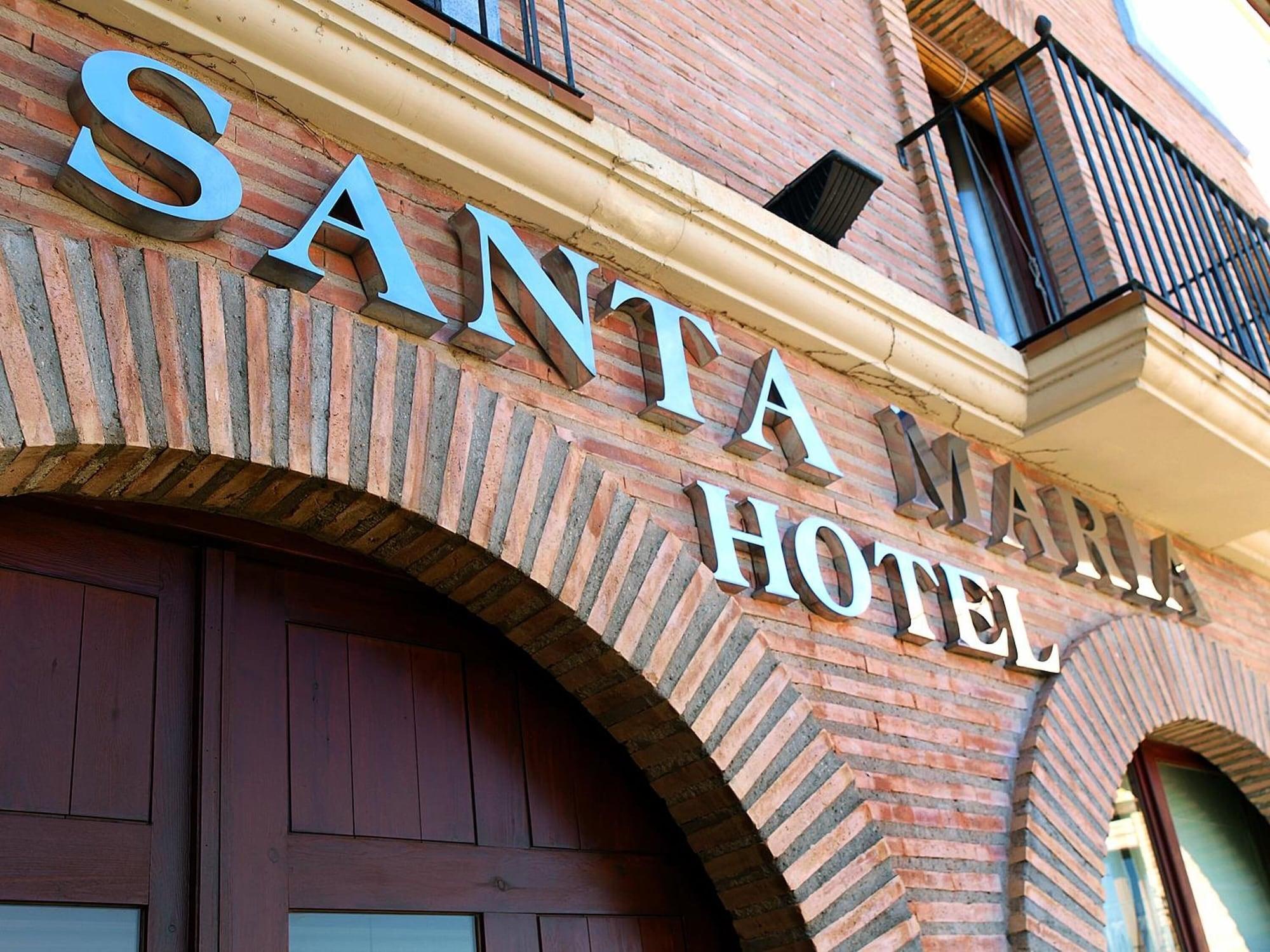 Vista Exterior Hotel Santa María de Alquézar