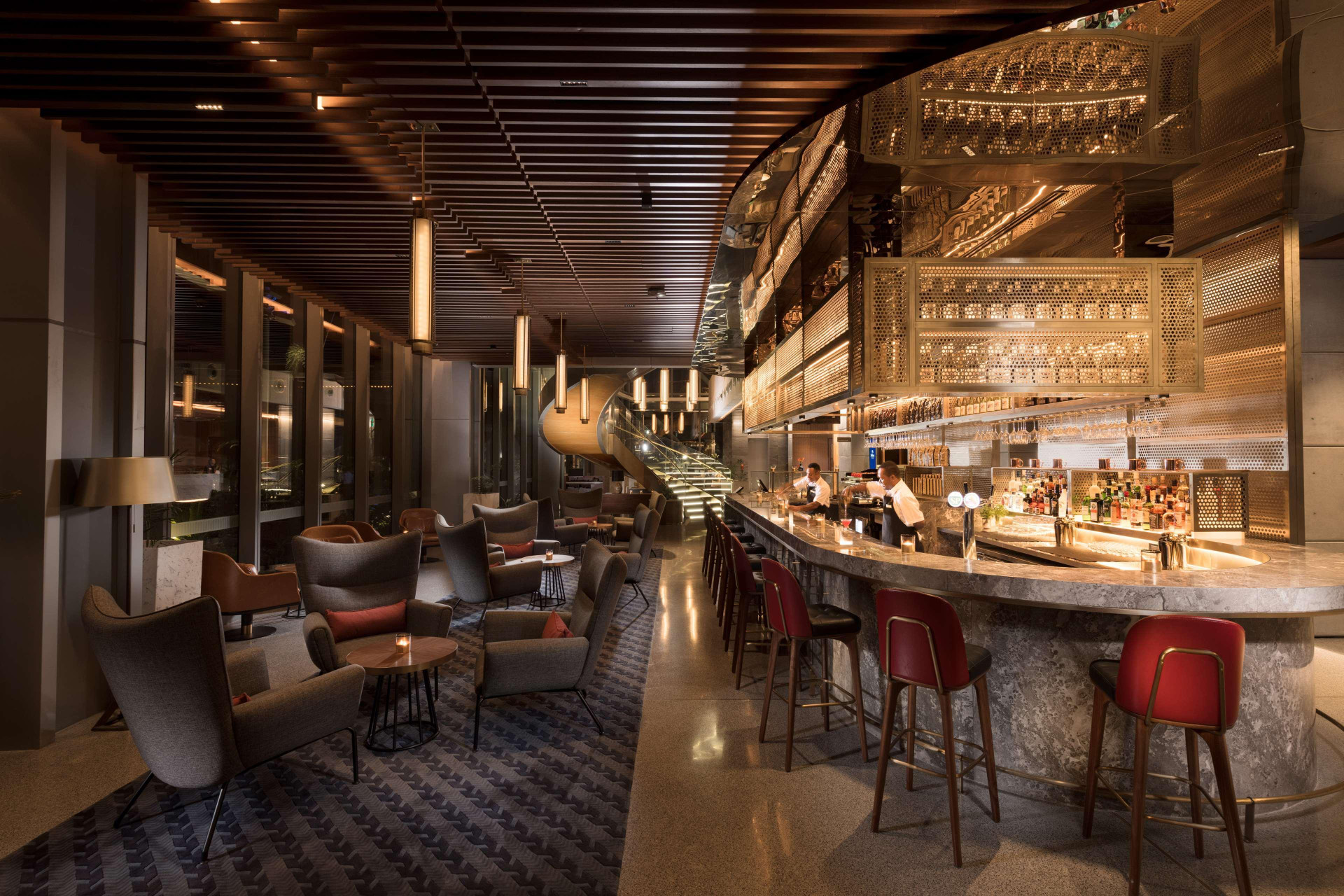 Bar/Salón Hilton Port Moresby Hotel & Residences