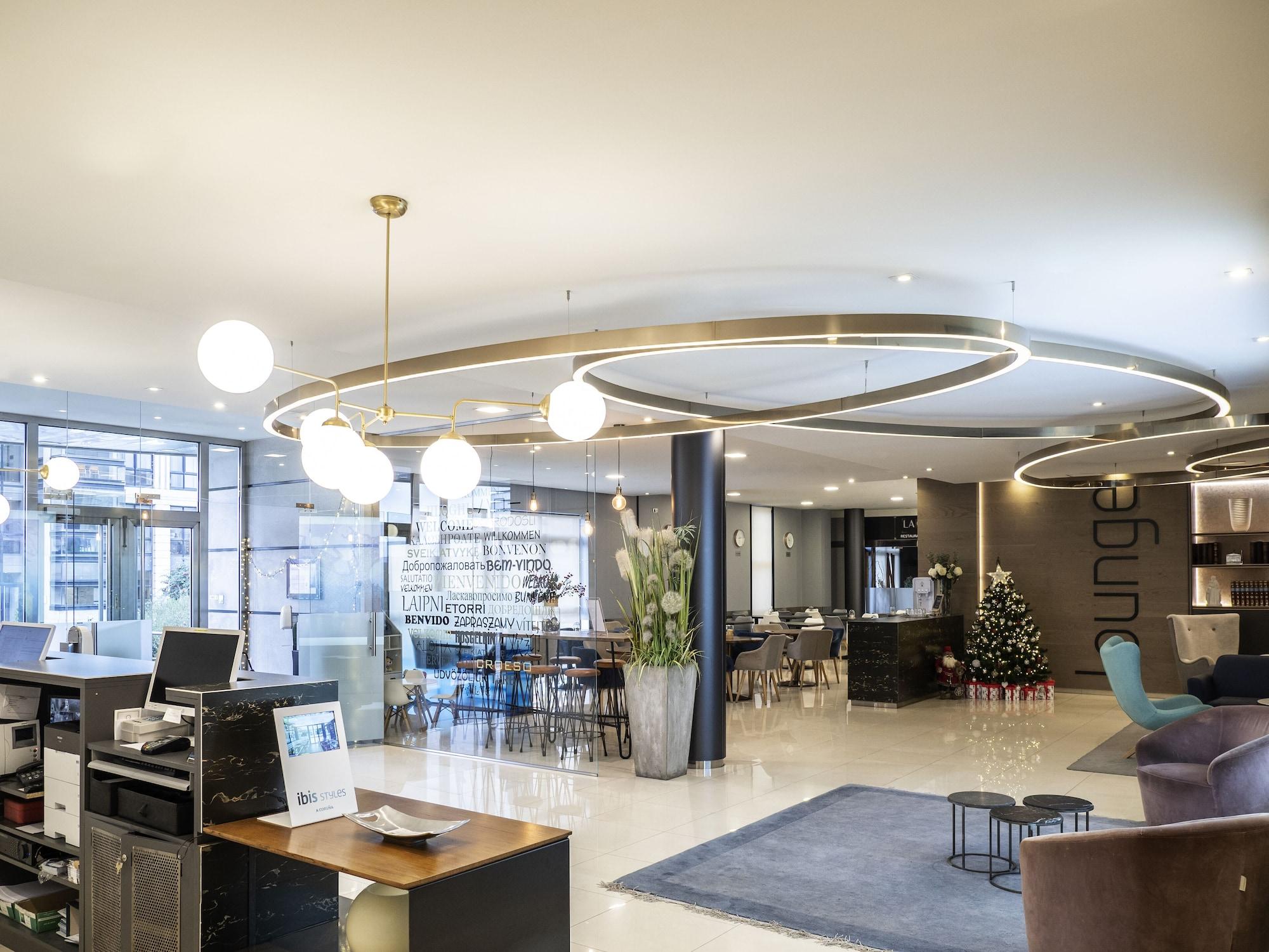 Vista Lobby ibis Styles A Coruña