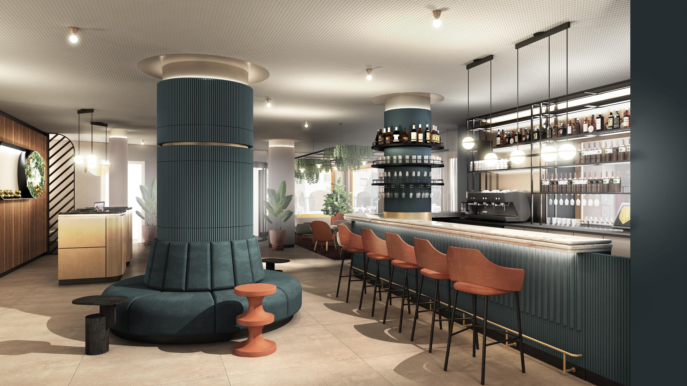 Bar/Salón LUGANODANTE Boutique & Lifestyle Hotel