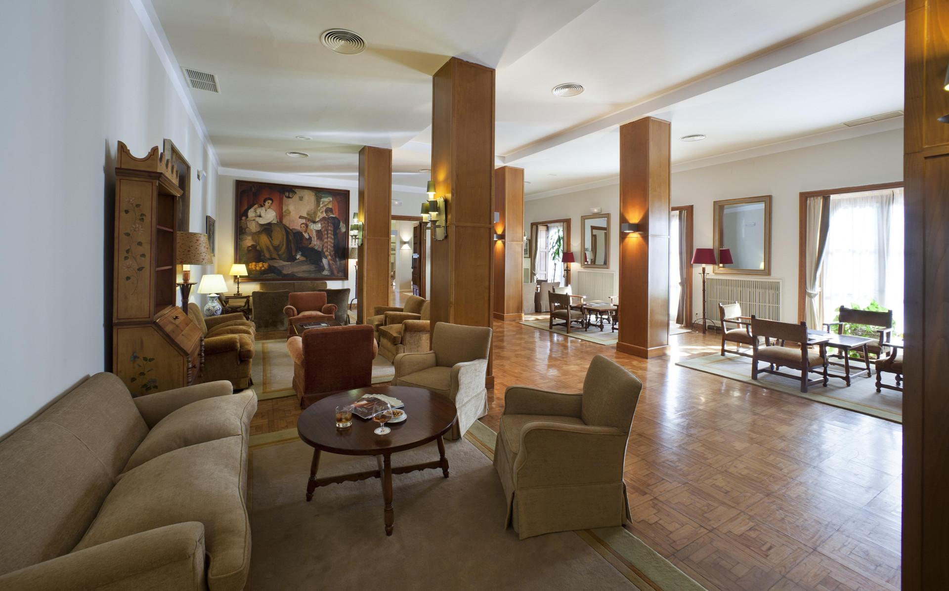 Vista Lobby Parador De Teruel
