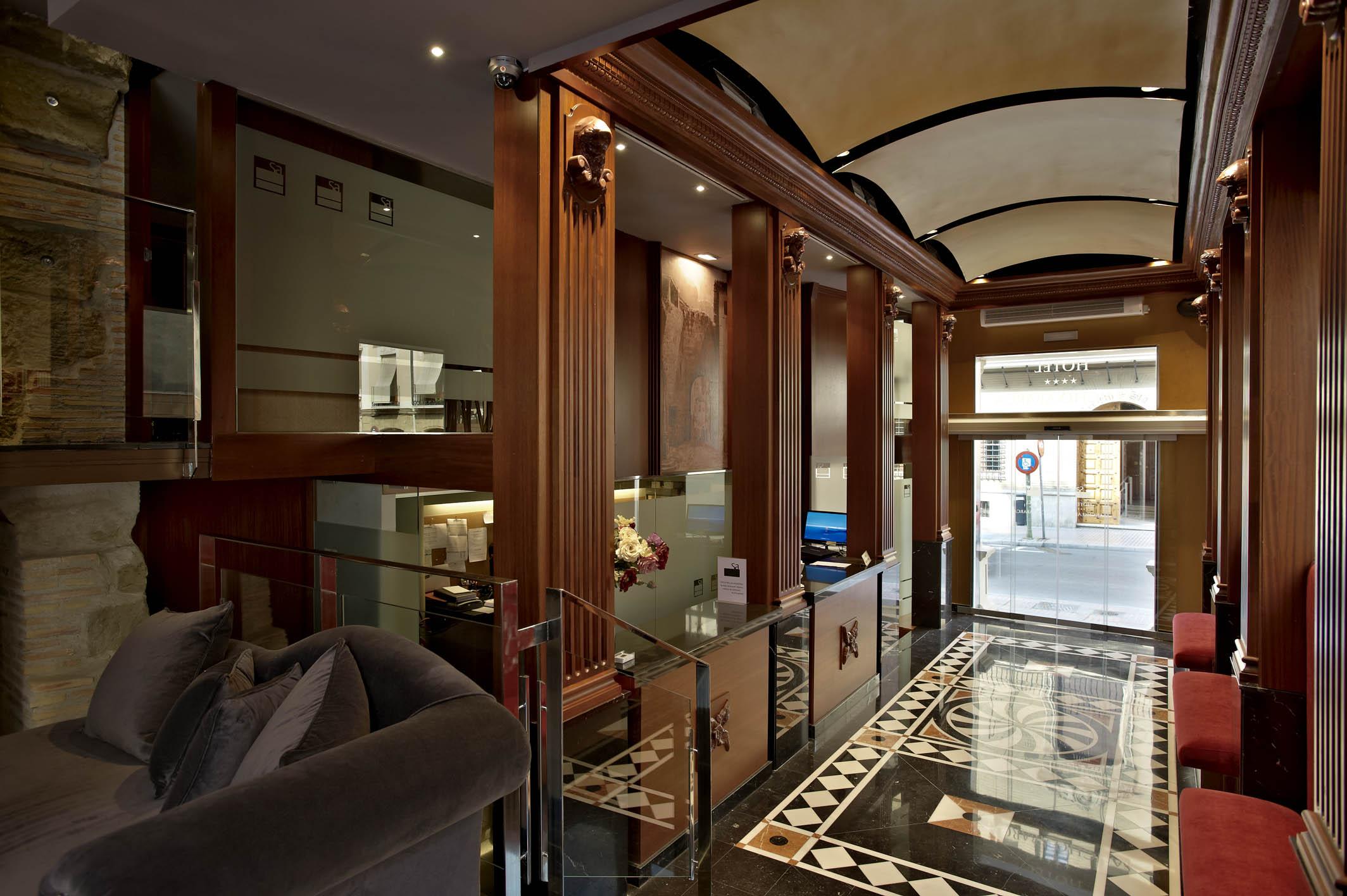 Vista Lobby Hotel Sancho Abarca Petit SPA