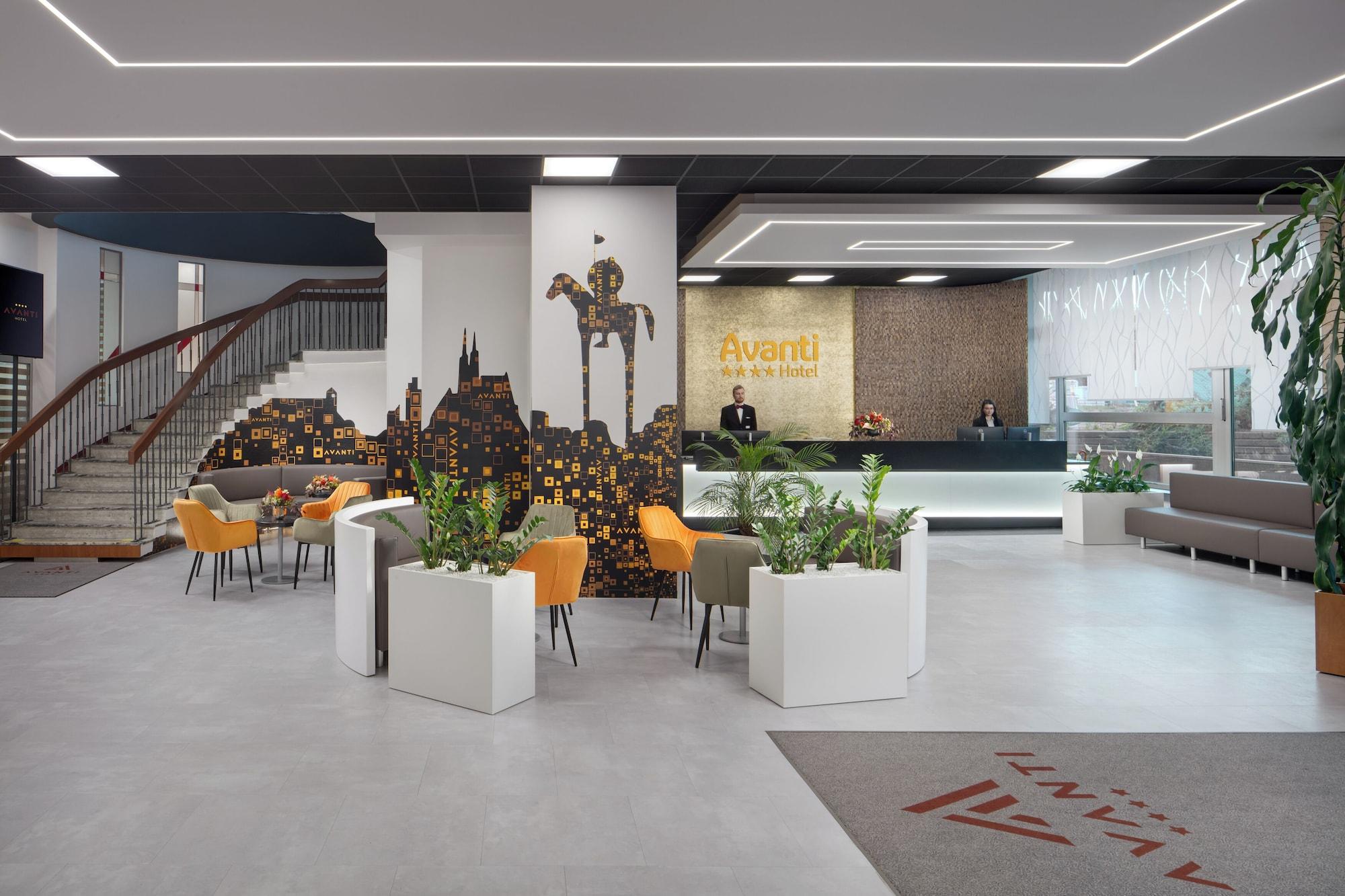 Vista Lobby Avanti Hotel Brno