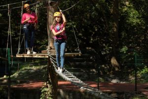 Actividad - Actividad de puentes colgantes en el parque Ecoturístico Cola de Caballo