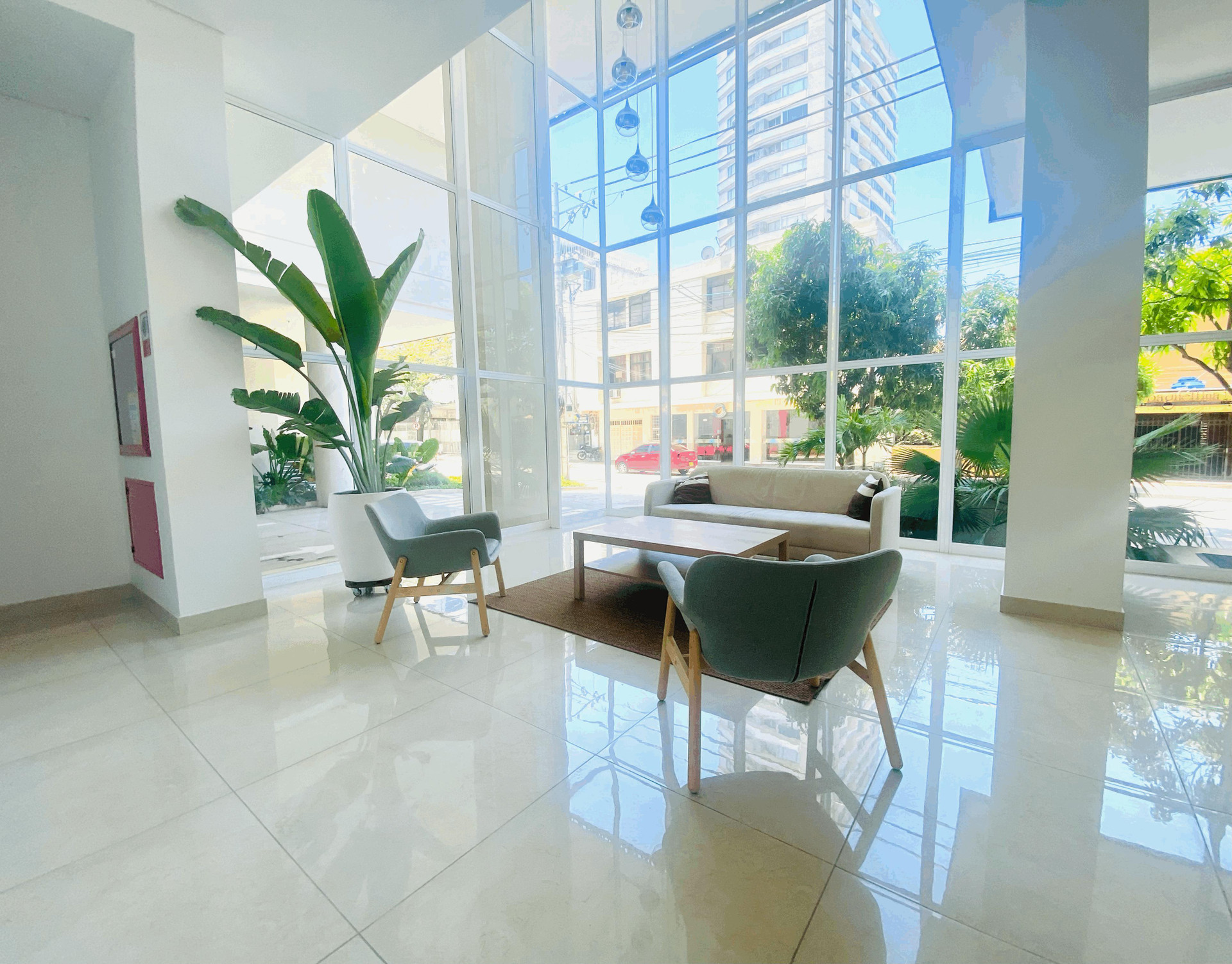 Vista Lobby Blue Loft * Oceanview Minimalist Studio in Marina * Rooftop Pool + Pime Location