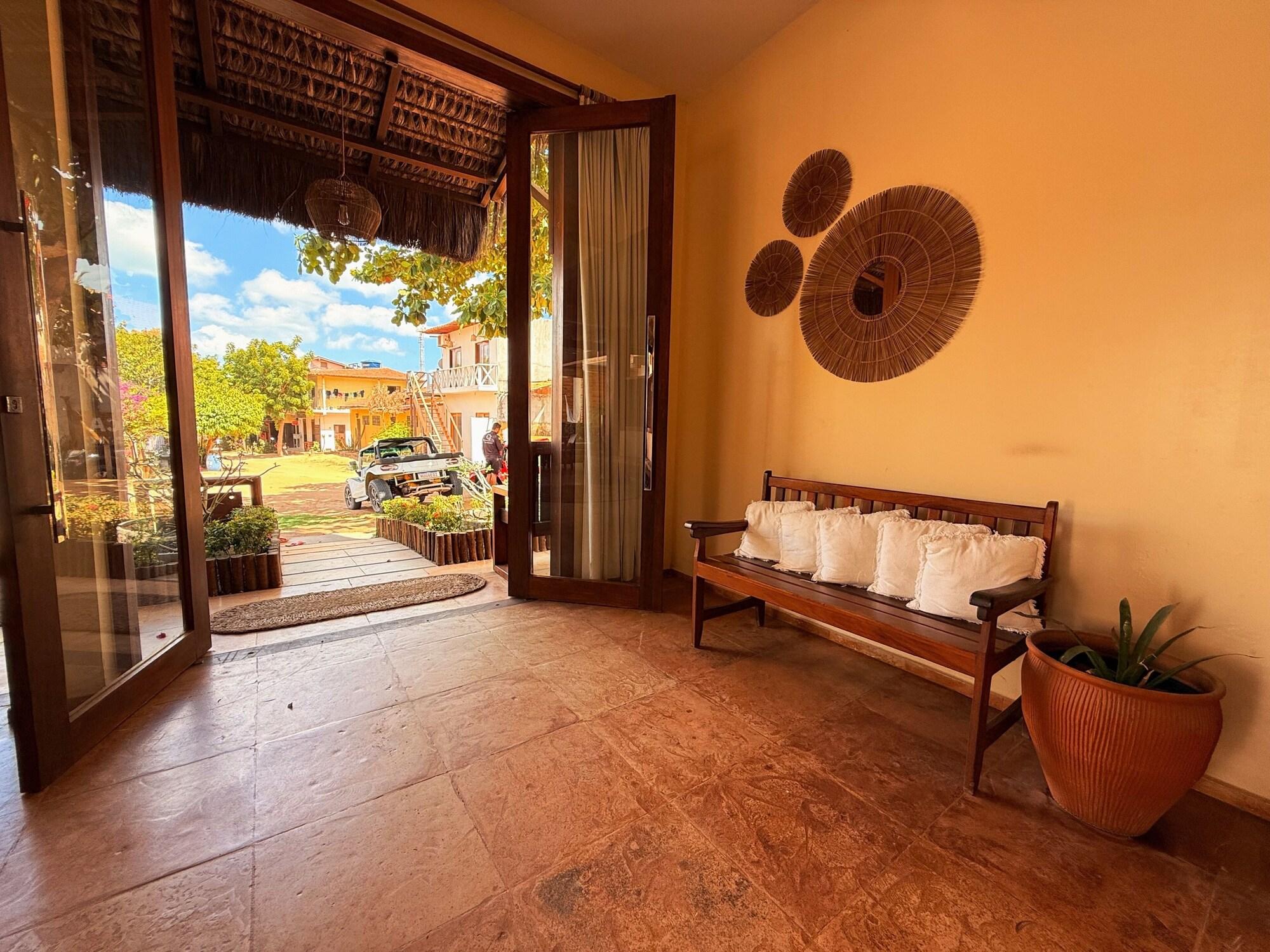 Vista Lobby Pousada Jeri Dunas