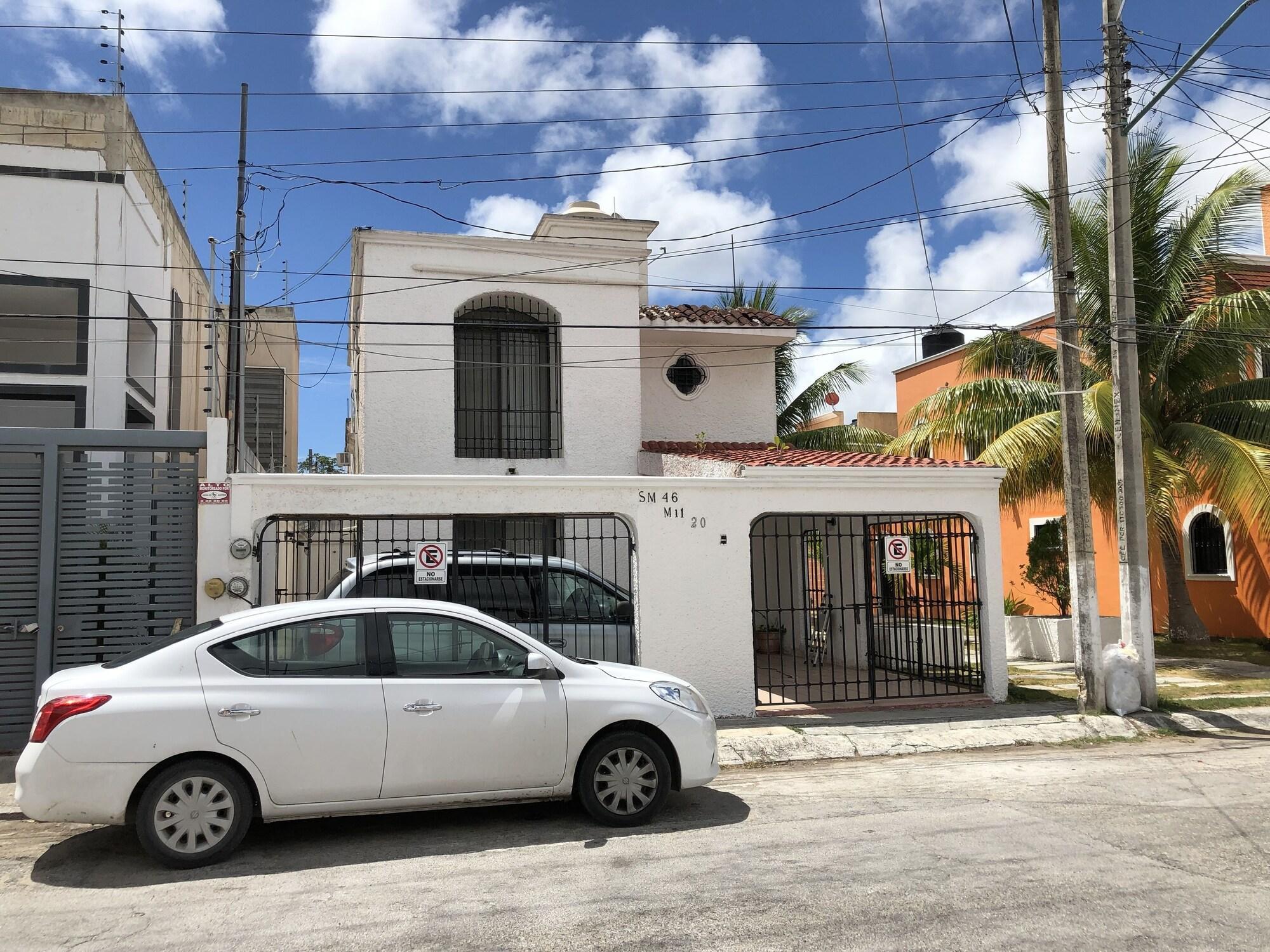 Vista Exterior Habitación Privada en Centro de Cancún