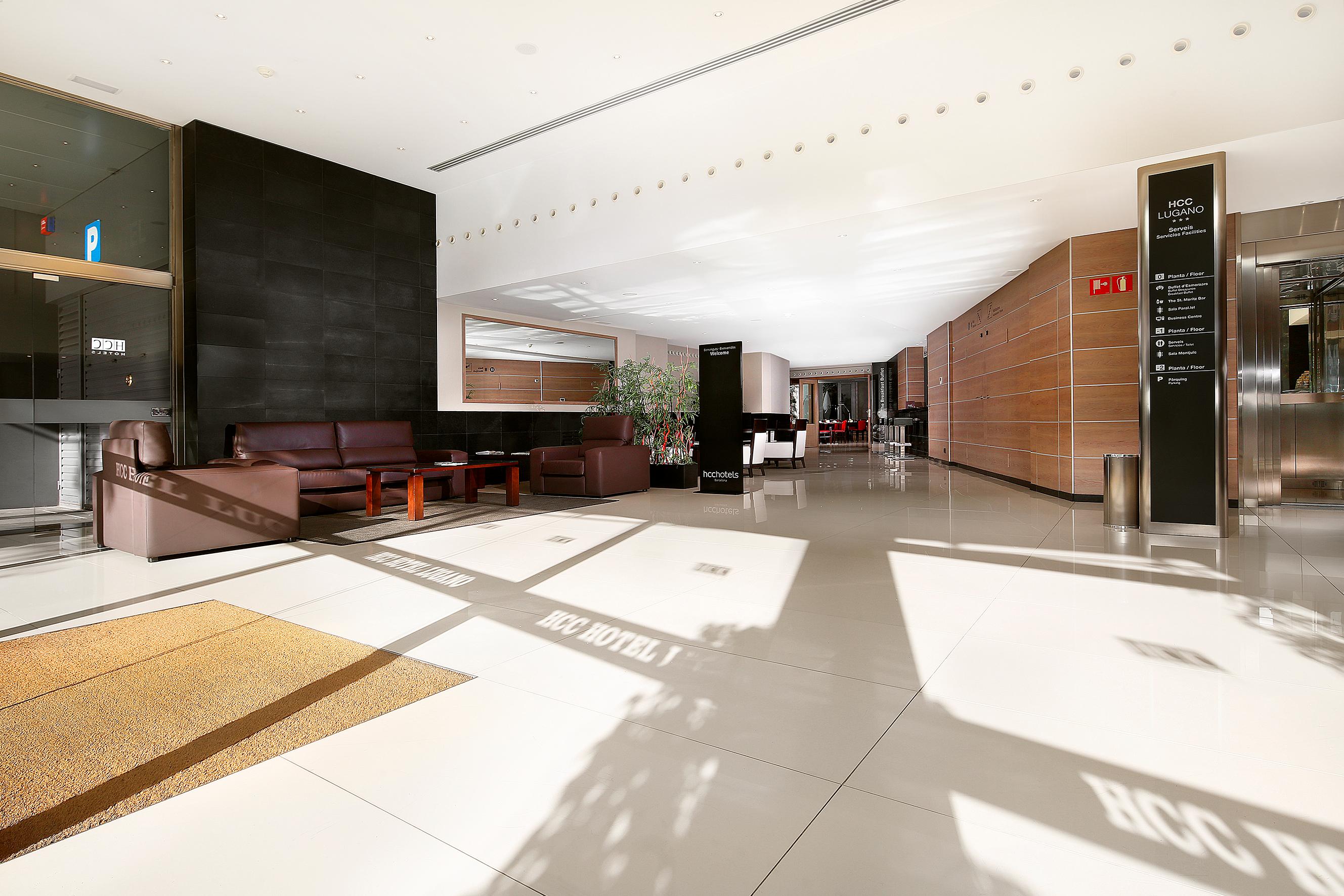 Vista Lobby Arco Barcelona Hotel