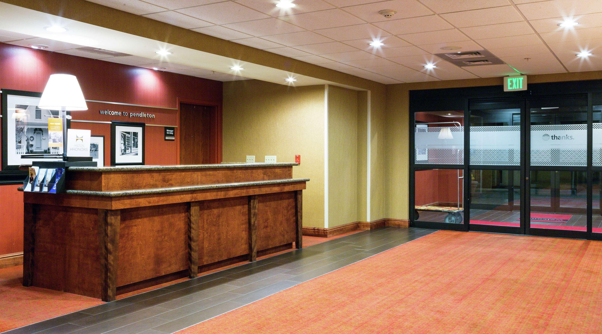 Vista Lobby Hampton Inn Pendleton