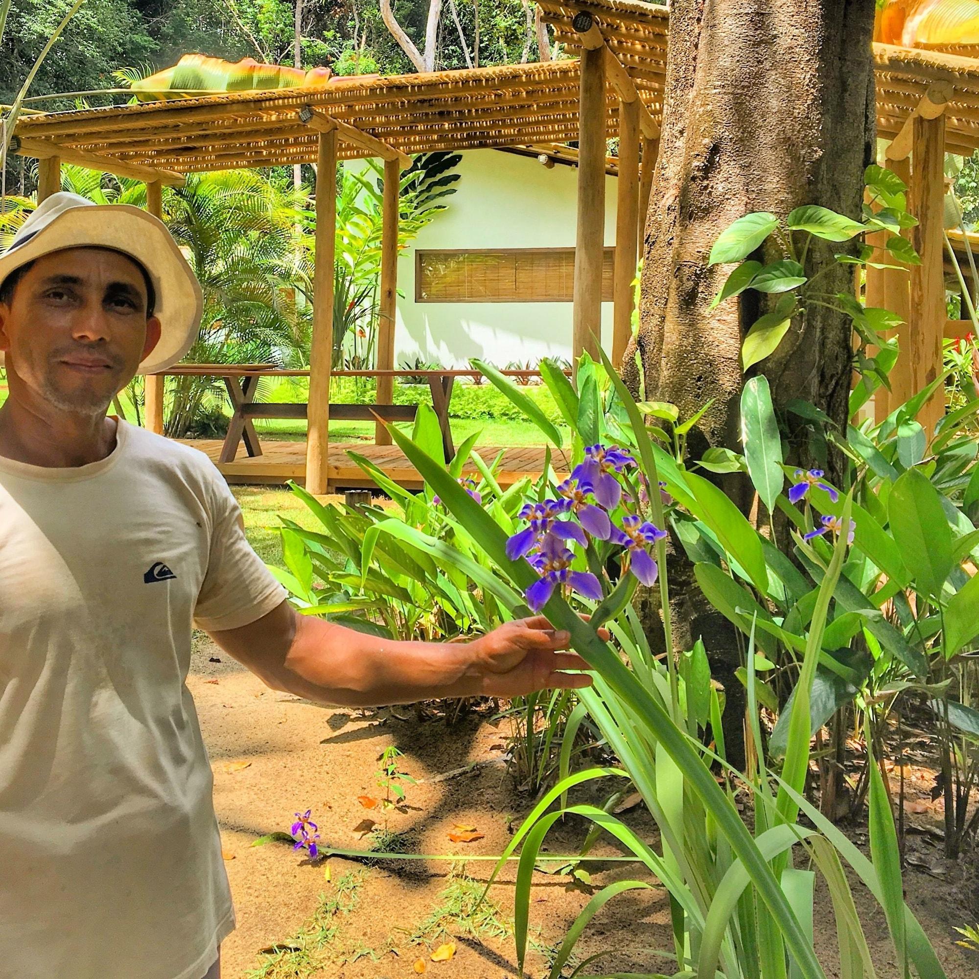 Vista da fachada Viver Trancoso Chalés e Suítes