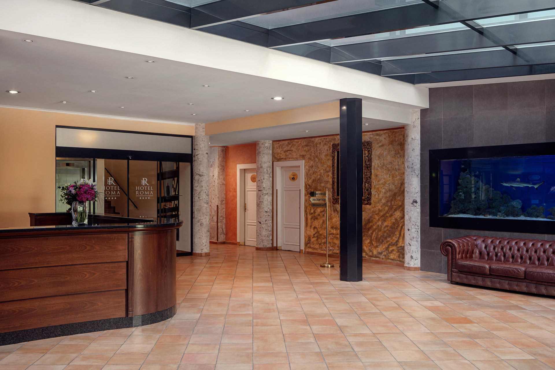 Vista Lobby Hotel Roma Prague