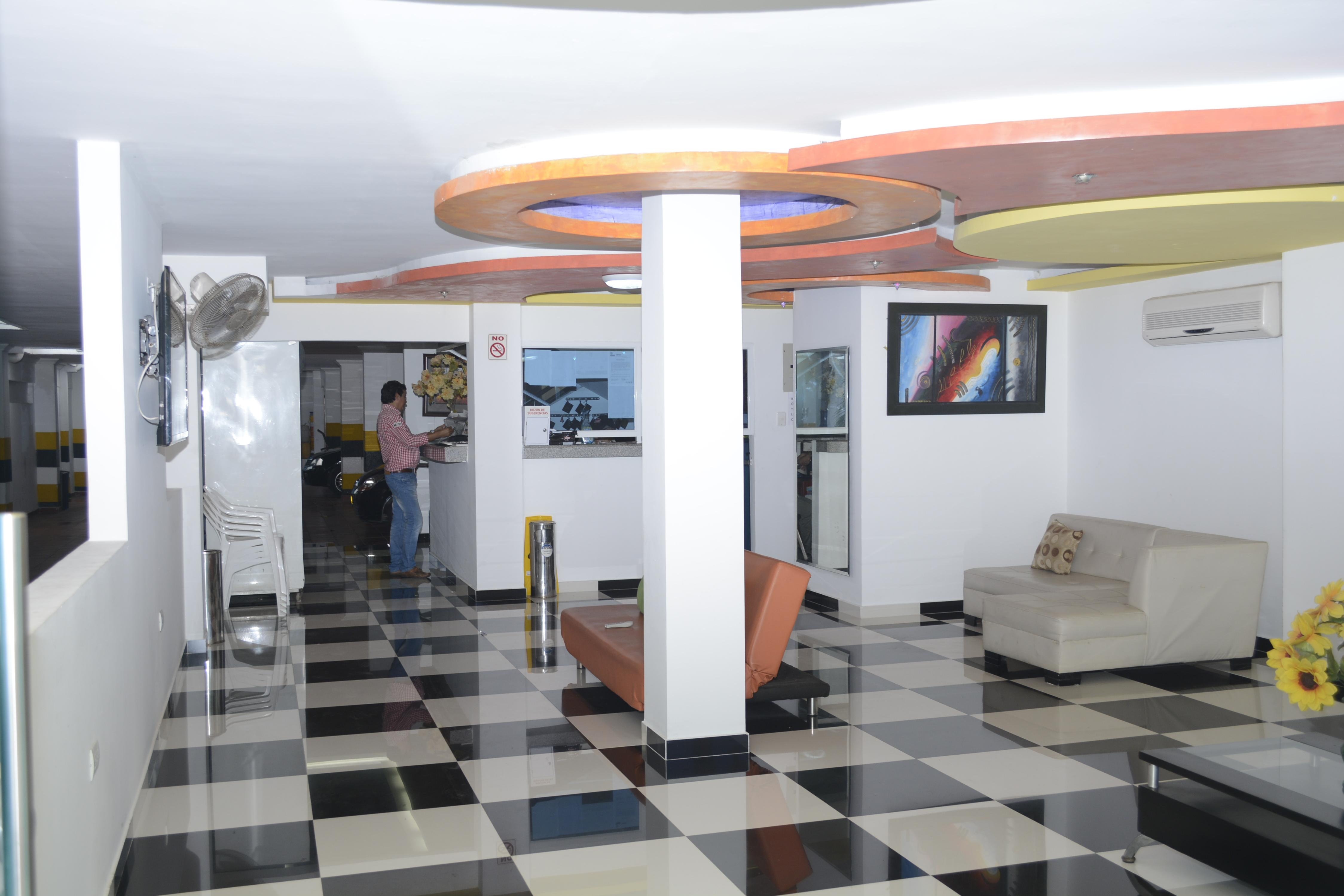Vista Lobby Hotel Acuario Barranquilla