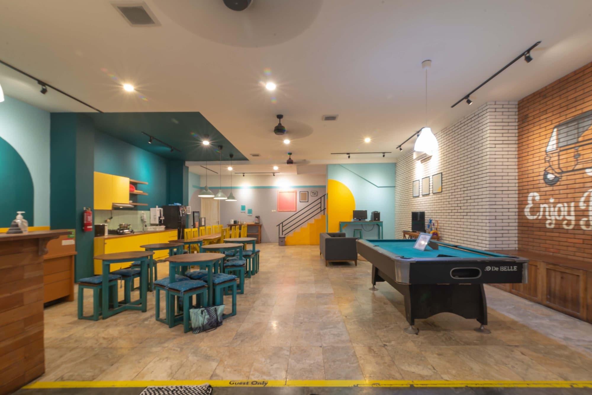 Vista Lobby Wonderloft Hostel Kota Tua