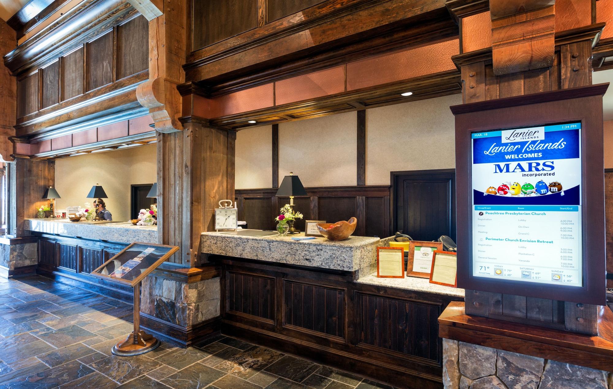 Vista Lobby Lanier Islands Resort